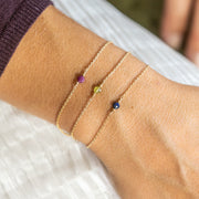 Bracelet plaque or quentin olive